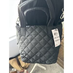 I.n.c. International Concepts Small Breeah Quilted Tote, Black $80 Retail NWT